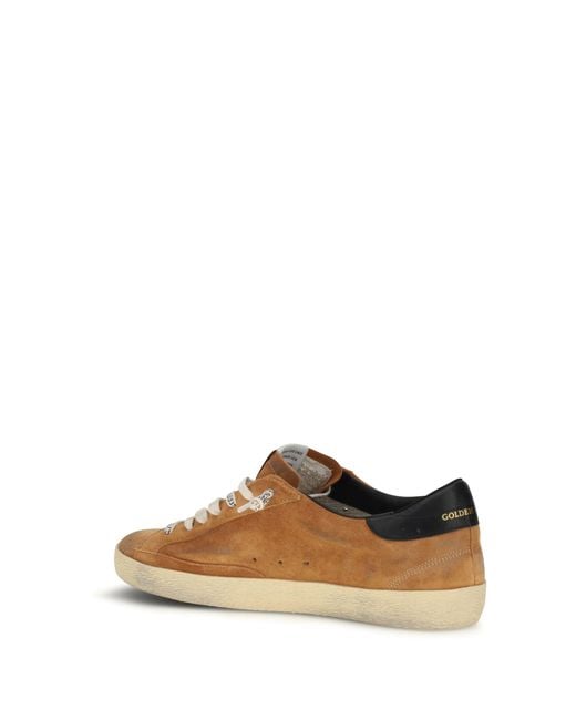 Golden Goose Deluxe Brand Brown Super Star Sneakers Light/Cream for men