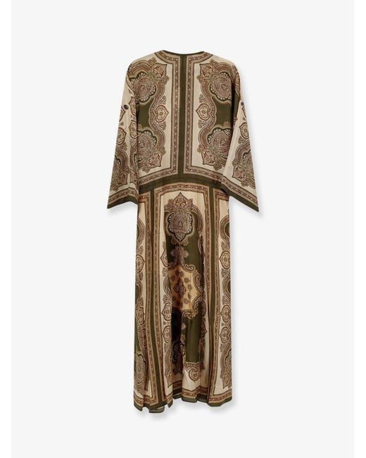 Zimmermann Natural Mahon Silk Tunic Dress