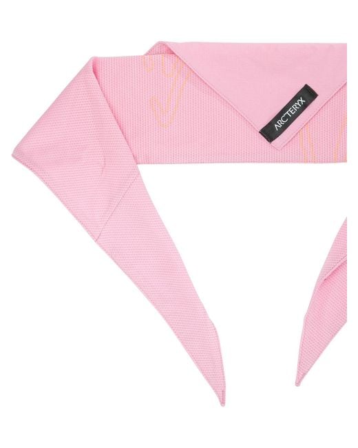 Arc'teryx Pink Sinsolo Bandana for men