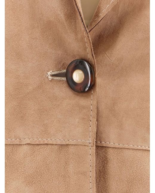 DFOUR® Natural Suede Jacket