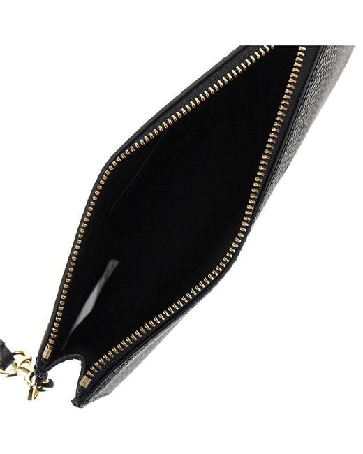 Marc Jacobs Black Grained Leather Pouch