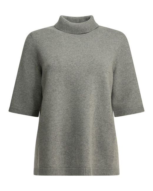 Alaïa Gray Alaïa Cashmere Turtleneck Sweater