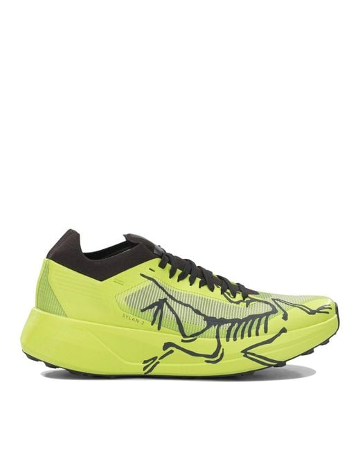 Arc'teryx Green "Silan 2" Low Sneakers for men