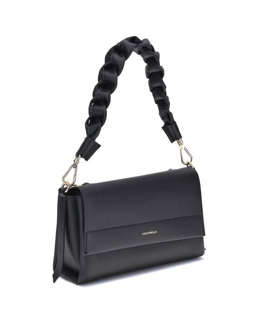 Coccinelle Black Shoulder Bag Boheme