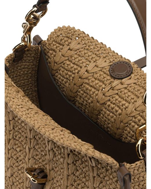 Etro Metallic Pony Shoulder Bags