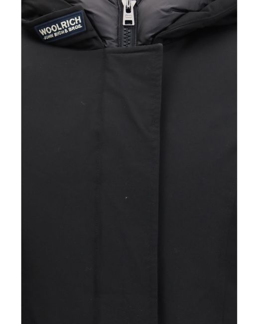 Woolrich Black Hooded Padded Arctic Parka