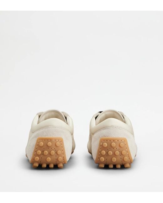 Tod's White "T-Marathon" Sneakers