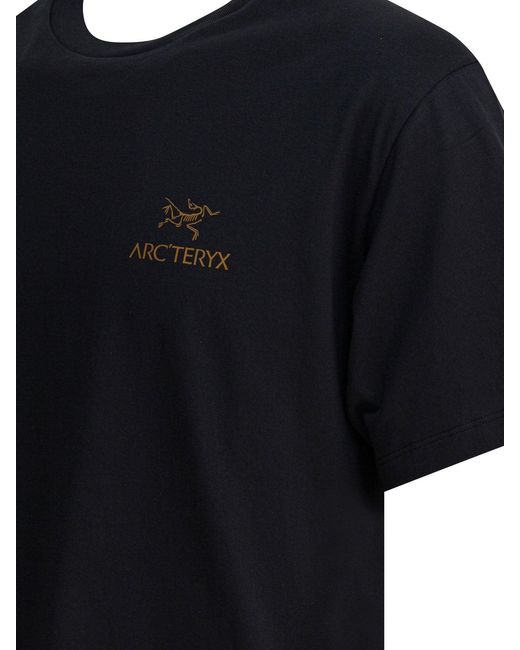 Arc'teryx Black Bird Word Crew-Neck T-Shirt for men