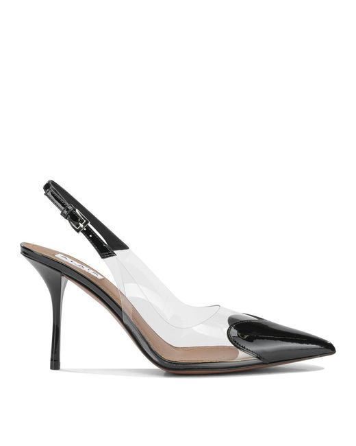 Alaïa Metallic "Le Cœur 90Mm" Slingback