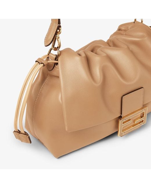 Fendi Natural "Mamma Baguette" Shoulder Bag
