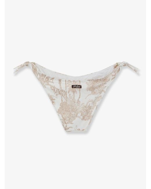 Mc2 Saint Barth White Bikini Bottoms Yali