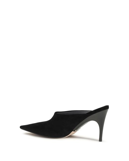 Balenciaga Black Duchesse Suede Mule
