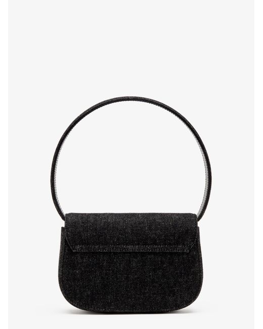 DIESEL Black 1Dr Denim Shoulder Bag