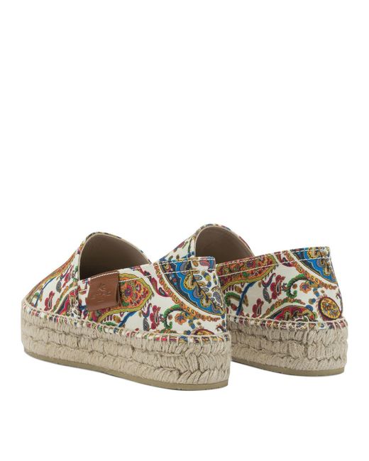 Etro Brown Cotton Espadrilles