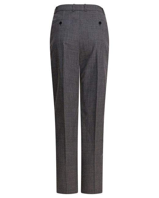 McQueen Blue Wool Pants