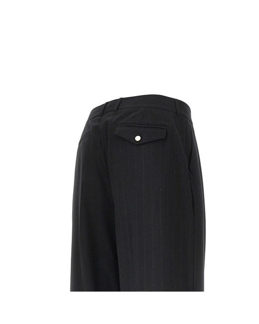 THESTROY Black Wide-Leg 'Inno' Pants for men