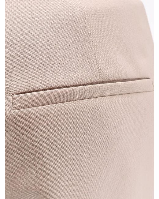Max Mara Natural Rtw Lana Vergine Mohair Seta