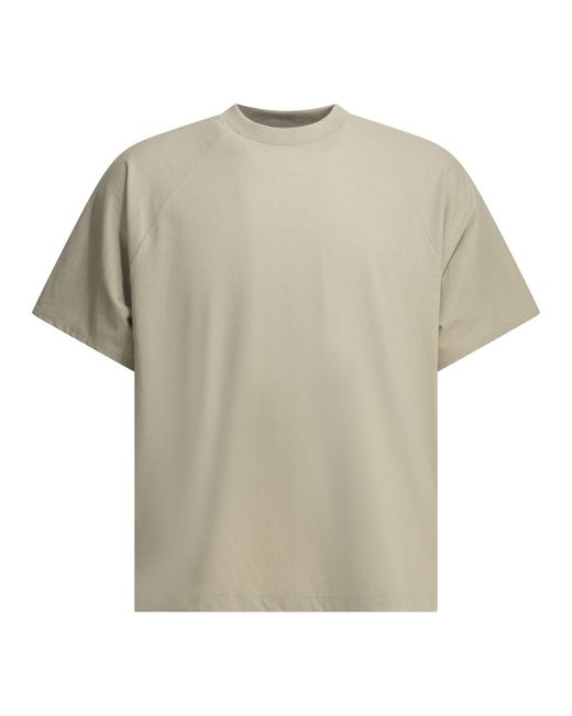 Goldwin White "Helicoid" Crewneck T-Shirt for men