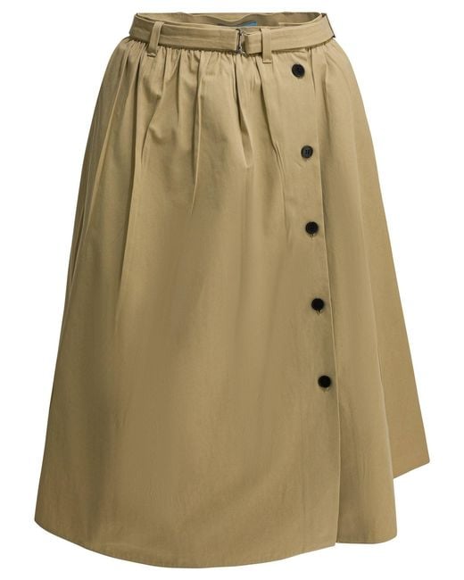 Prada Natural Cotton Skirt