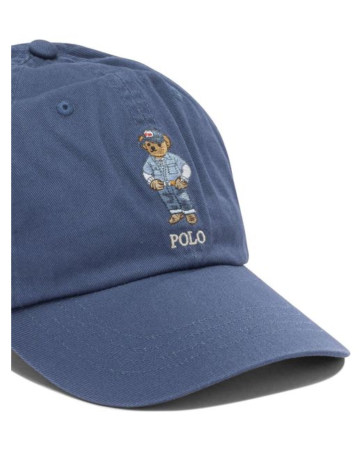 Polo Ralph Lauren Blue Cotton Hat for men