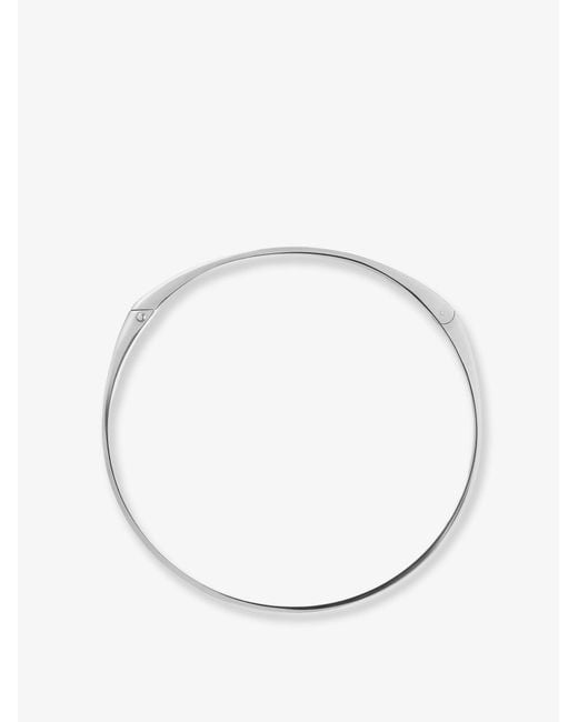 Totême Metallic Signature Brass Necklace
