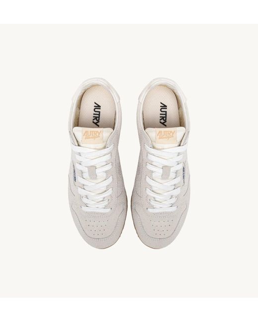 Autry White "Windspin" Sneakers for men