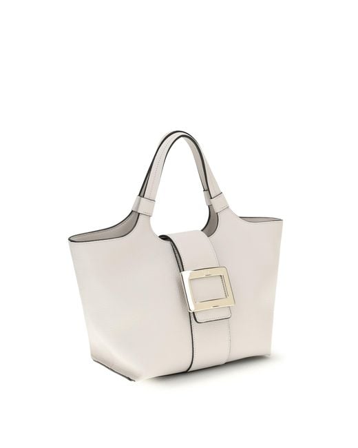 Roger Vivier White Handbag Belle Vivier