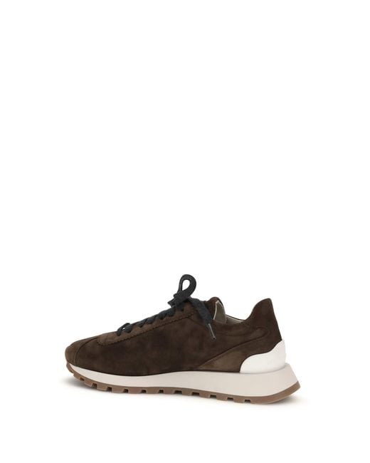 Brunello Cucinelli White Runner Sneakers