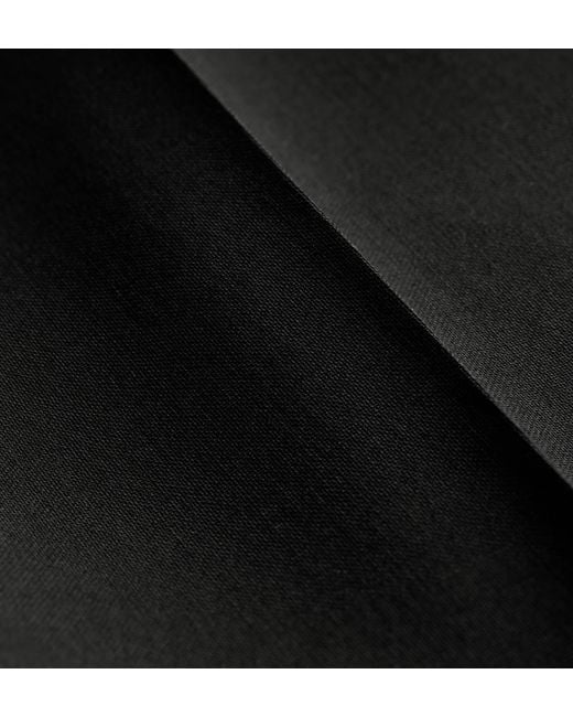 Dior Black Wool Draped Shorts