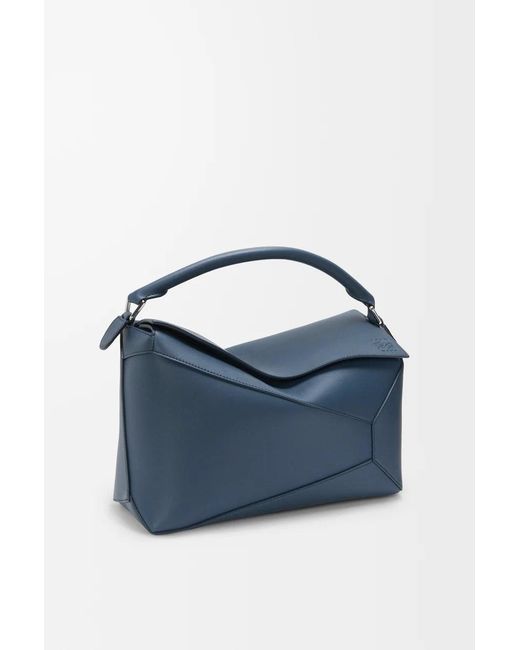 Loewe Blue Puzzle Edge Crossbody Bag for men