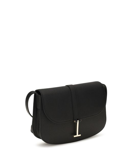 Tom Ford Black Small Leather Crossbody Bag