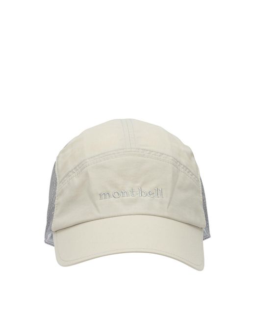 Montbell White Nylon Hat for men