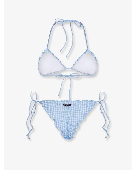Mc2 Saint Barth Blue Bikini Sagitami