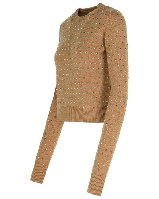 Sportmax Brown 'Sierra' Wool Blend Sweater