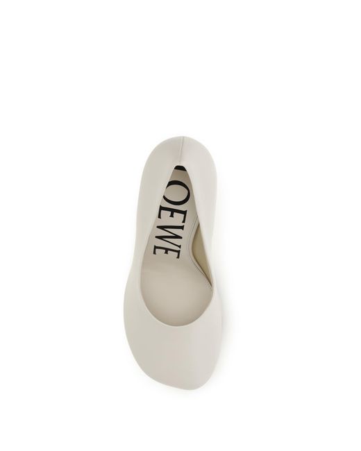 Loewe White Toy Goat Leather Sandals