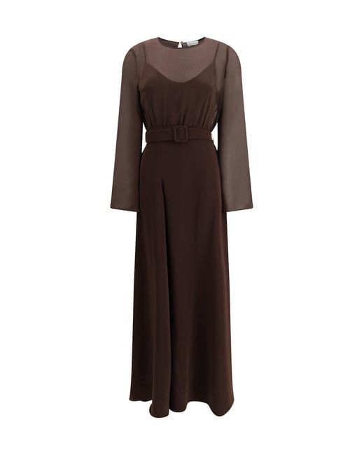 P.A.R.O.S.H. Brown Dresses