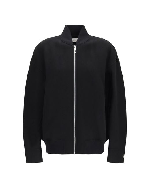 Max Mara Black Ondata Virgin Wool Jacket