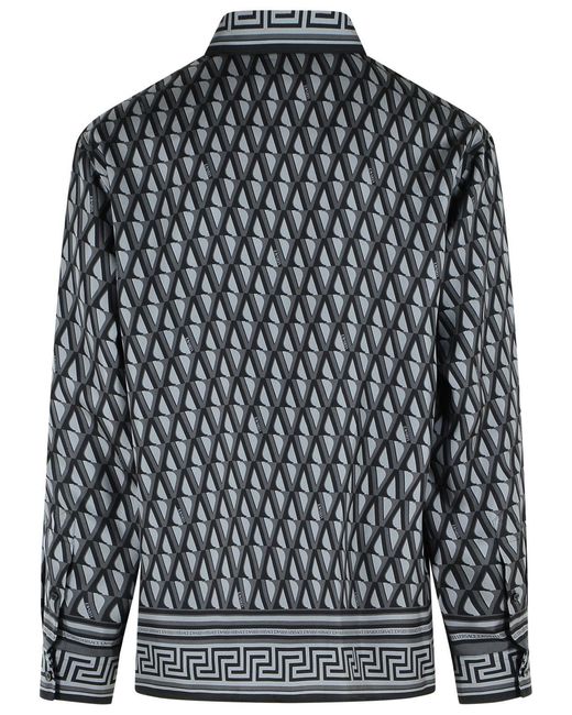 Versace Black Slim Shirt for men