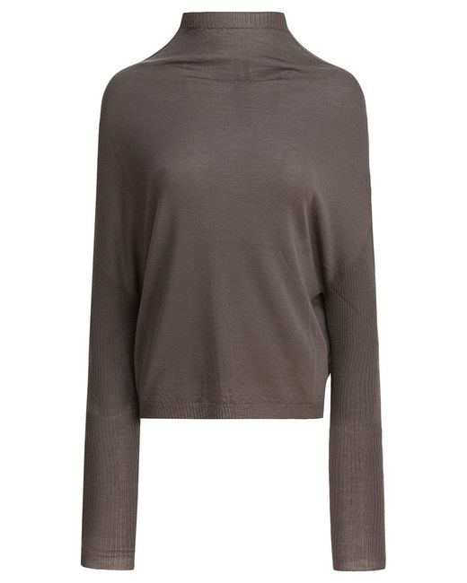 Rick Owens Gray "Crater Knit" Sweater