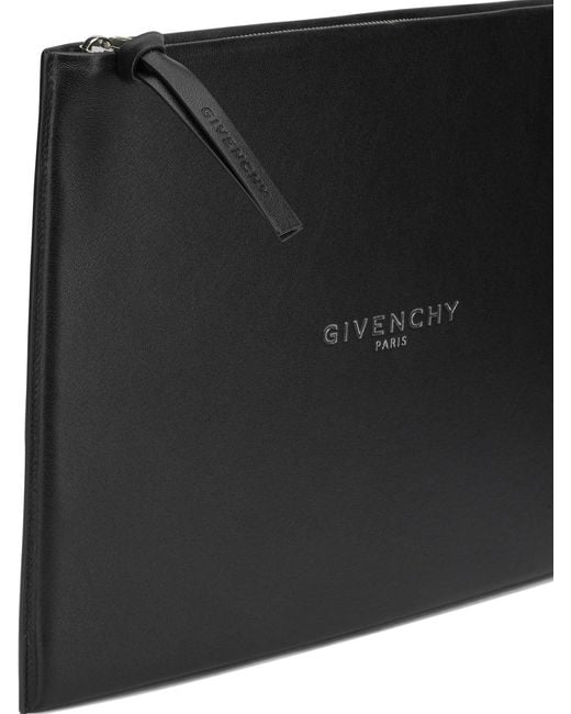 Givenchy Black "Antigonia Stamped" Document Holder for men