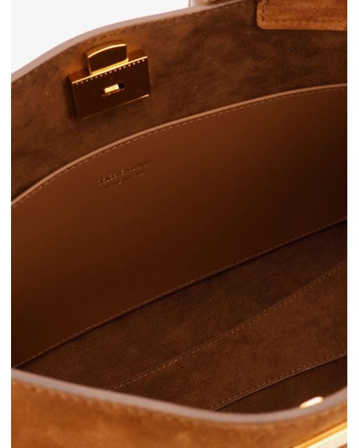 Dolce & Gabbana Brown Dolce & Gabbana Vittoria Suede Crossbody Bag