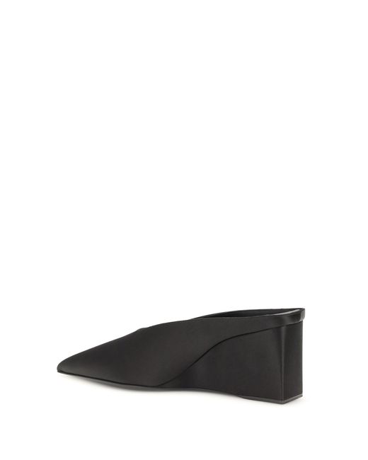 Alaïa Black Alaã¯A Satin Wedge Mules