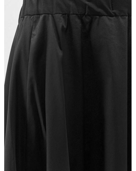 Aspesi Black Cotton Skirt