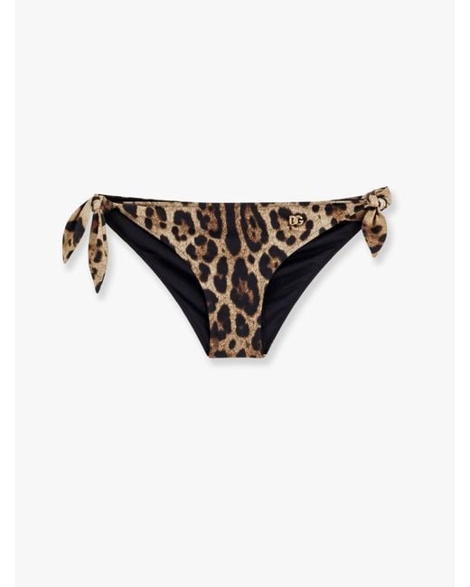 Dolce & Gabbana Black Lycra Bikini Bottoms