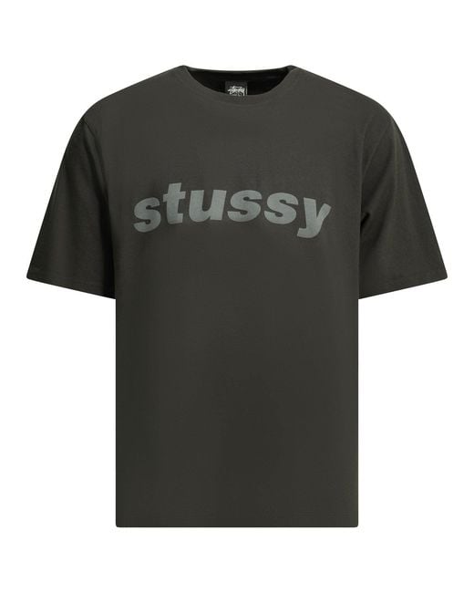 Stussy Black Cotton T-Shirts for men