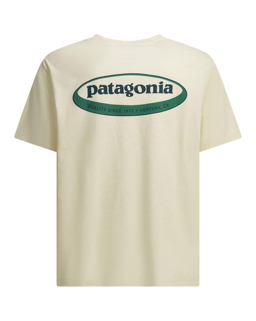 Patagonia Natural '95 Oval Logo" Crew-Neck T-Shirt for men