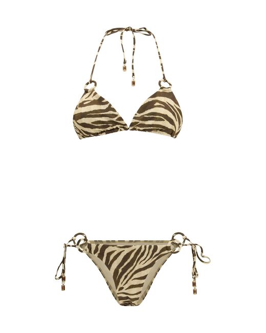 Women's Metallic Wanderlust Ring-Tie Bikini