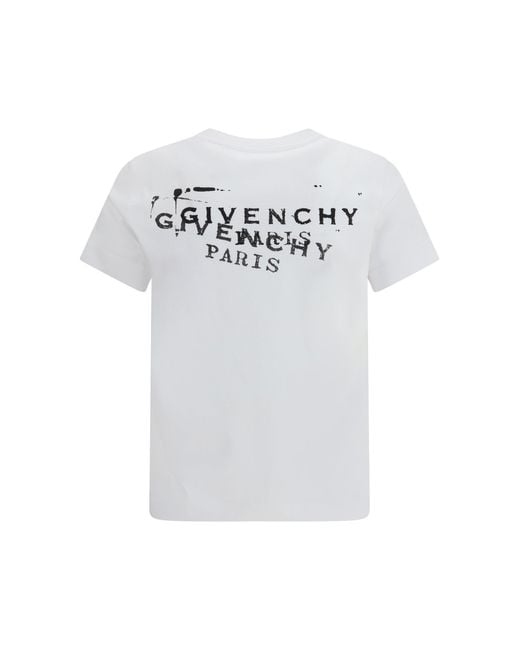 Givenchy White Cotton T-Shirt