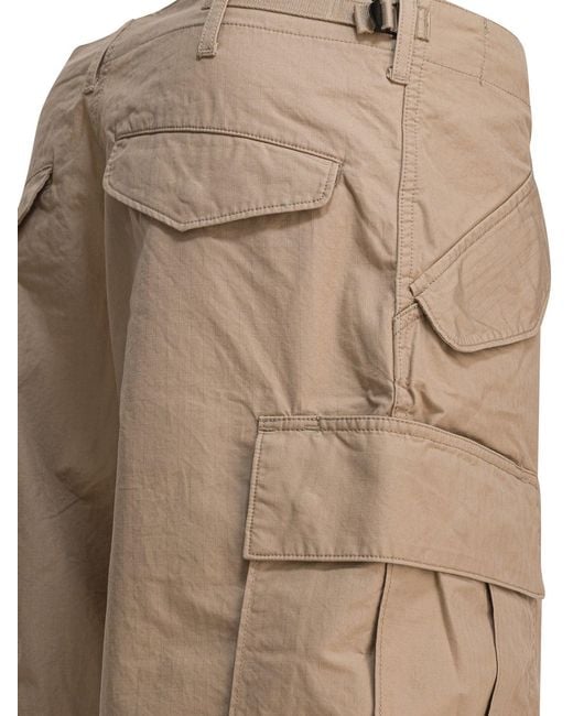 Beams Plus Natural Mil Shorts for men