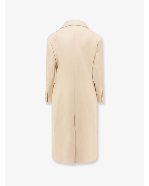 Rohe Natural Hourglass Wool Double-Breasted Coat